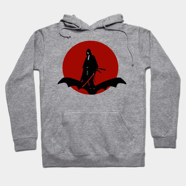 red sun Hoodie by Verisman